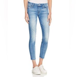 MOTHER The Looker Ankle Fray Jeans in Birds of Paradise